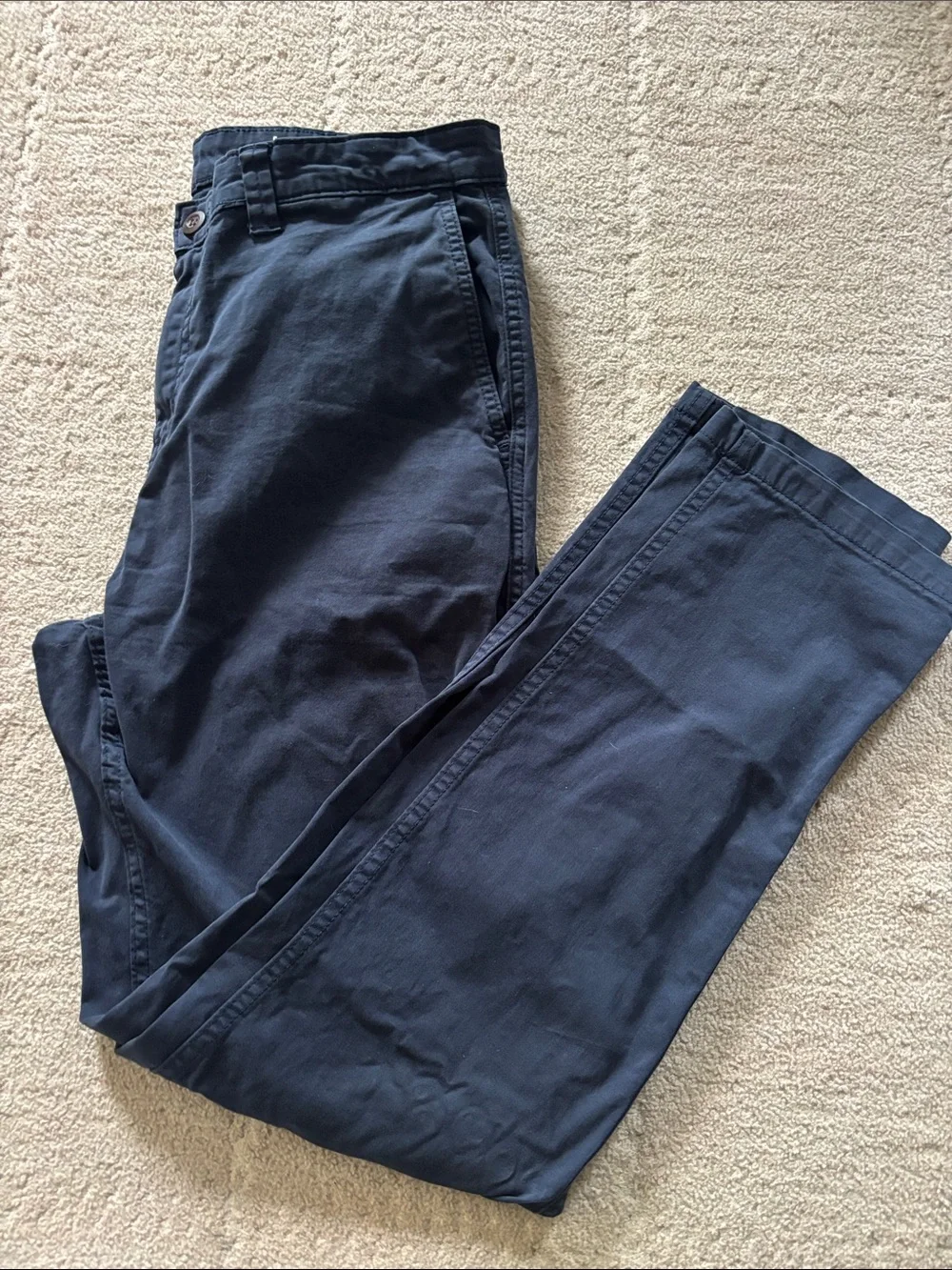 George Men's Dark Navy Chinos